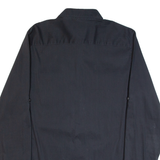 CALVIN KLEIN Extra Slim Fit Mens Plain Shirt Black Long Sleeve M