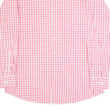 TOMMY HILFIGER Mens Shirt Pink Gingham Long Sleeve M