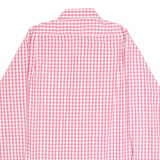 TOMMY HILFIGER Mens Shirt Pink Gingham Long Sleeve M