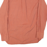 TOMMY HILFIGER Mens Shirt Orange Check Long Sleeve S