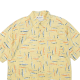 COLUMBIA Fish Mens Shirt Yellow M