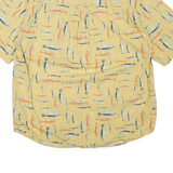 COLUMBIA Fish Mens Shirt Yellow M