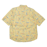 COLUMBIA Fish Mens Shirt Yellow M