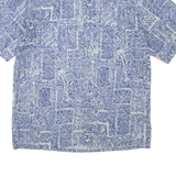 Mens Shirt Blue Floral M