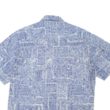 Mens Shirt Blue Floral M