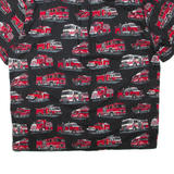 HIGH SEAS Fire Trucks Mens Shirt Black XL