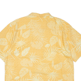 ISLAND REPUBLIC Mens Hawaiian Shirt Orange Floral XL