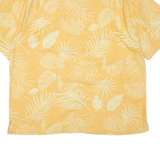 ISLAND REPUBLIC Mens Hawaiian Shirt Orange Floral XL