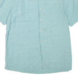 Mens Plain Shirt Blue L