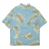 CARIBBEAN JOE Mens Hawaiian Shirt Blue Floral XL