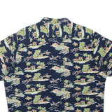 CONNECTICUT Mens Hawaiian Shirt Blue L