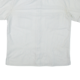 MAINSTREAM Mens Shirt White Striped L