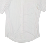 BLUESTONE CLUB Mens Shirt White Striped M