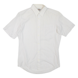 BLUESTONE CLUB Mens Shirt White Striped M