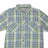 LEVI'S Modern Mens Shirt Green Check XL