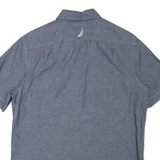 NAUTICA Mens Plain Shirt Grey S
