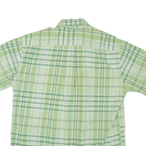 TOMMY HILFIGER Mens Shirt Green Check L
