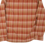 WRANGLER Mens Shirt Orange Check Long Sleeve L