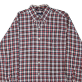 NAUTICA Mens Shirt Red Check Long Sleeve M