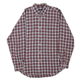 NAUTICA Mens Shirt Red Check Long Sleeve M