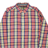 NAUTICA Mens Shirt Red Check Long Sleeve XL