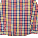 NAUTICA Mens Shirt Red Check Long Sleeve XL