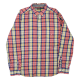 NAUTICA Mens Shirt Red Check Long Sleeve XL