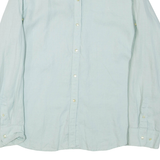 LAUREN RALPH LAUREN Womens Plain Shirt Blue Long Sleeve L