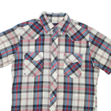 WRANGLER Mens Shirt Beige Check S