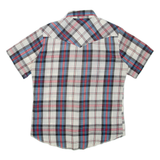 WRANGLER Mens Shirt Beige Check S