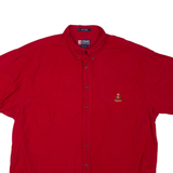 CHAPS Big And Tall Mens Plain Shirt Red 2XL