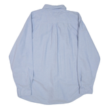 TOMMY HILFIGER Mens Plain Shirt Blue Long Sleeve XL