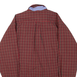 TOMMY HILFIGER Mens Shirt Red Check Long Sleeve M