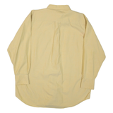 NAUTICA Mens Plain Shirt Yellow Long Sleeve L