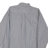 TOMMY HILFIGER Mens Shirt Black Striped Long Sleeve S