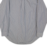 TOMMY HILFIGER Mens Shirt Black Striped Long Sleeve S