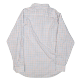NAUTICA Mens Shirt White Check Long Sleeve L