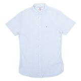 TOMMY HILFIGER Slim Fit Mens Shirt Blue Pinstripe S