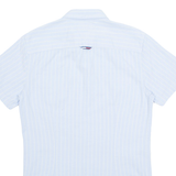 TOMMY HILFIGER Slim Fit Mens Shirt Blue Pinstripe S