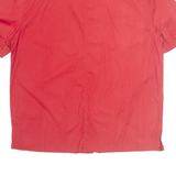 HILFIGER DENIM Mens Plain Shirt Red L