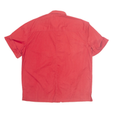 HILFIGER DENIM Mens Plain Shirt Red L