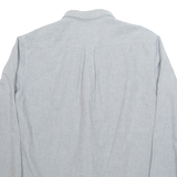 DIESEL Denim Look Mens Plain Shirt Grey Long Sleeve L