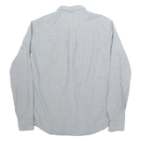 DIESEL Denim Look Mens Plain Shirt Grey Long Sleeve L