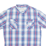 DIESEL Mens Shirt Blue Check L