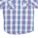DIESEL Mens Shirt Blue Check L