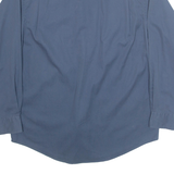 BEN SHERMAN Mens Plain Shirt Blue Long Sleeve M