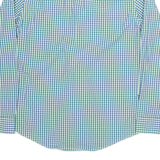 TOMMY HILFIGER New York Fit Mens Shirt Blue Gingham Long Sleeve M