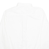 CALVIN KLEIN JEANS Mens Plain Shirt White Long Sleeve M