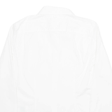 HILFIGER DENIM Mens Plain Shirt White Long Sleeve S