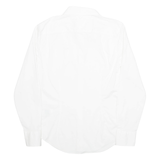 HILFIGER DENIM Mens Plain Shirt White Long Sleeve S